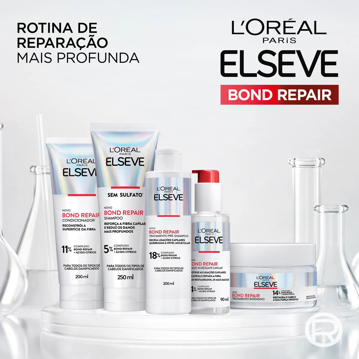 L'Oréal Paris Elseve Bond Repair Máscara 200g